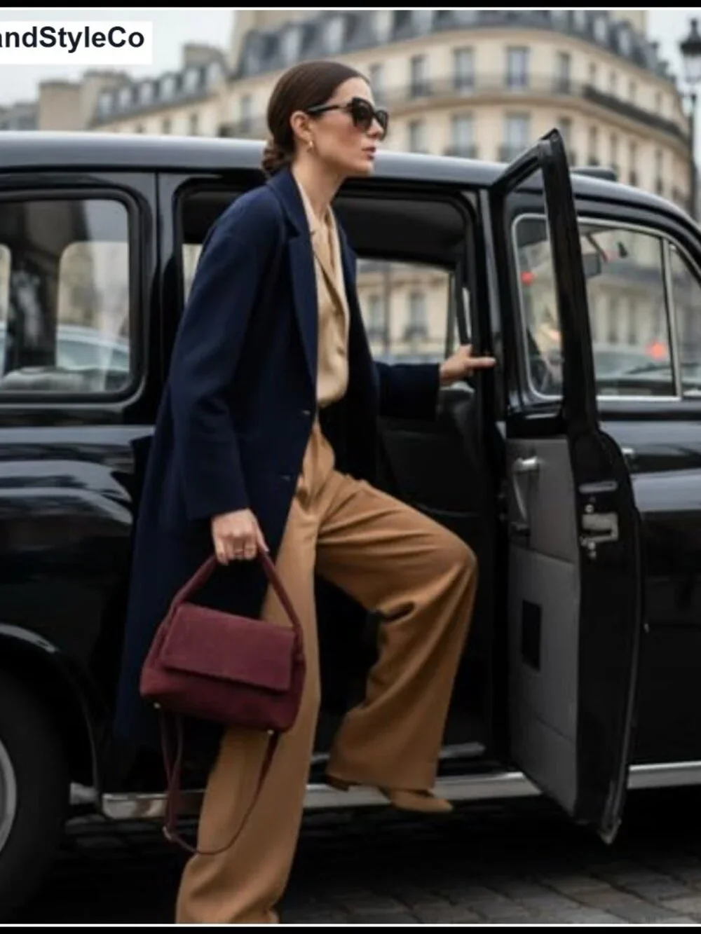 Italian Suede Top-Handle Satchel with Detachable Crossbody Strap